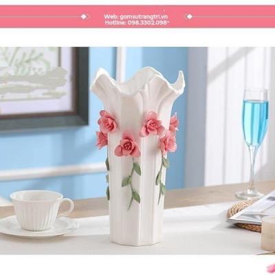 BÌNH CẮM HOA ĐẮP NỔI PHONG CÁCH HIỆN ĐẠI